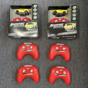 READ Nano Racer RC Car Corvette Yellow Adventure Force Radio Control GT Controls